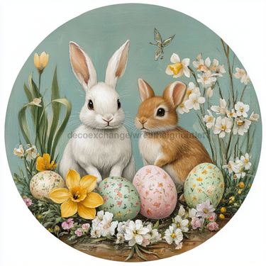 Easter Sign, Easter Florals,, DCO-12811, Sign For Wreath, 10